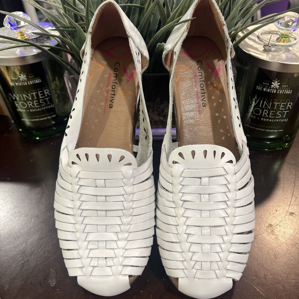 Comfortiva Women's Trinidad - Soft Spots White Size 8